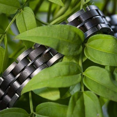 Zuid-Afrika – Kernhout & Verweerd Zilver Houten Armband 6 Zuid-Afrika – Kernhout & Verweerd Zilver Houten Armband - Afbeelding 6