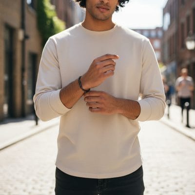 Elegante As-kamer Armband Zwart RVS (verstelbaar) 2 Elegante As-kamer Armband Zwart RVS (verstelbaar) - Afbeelding 2