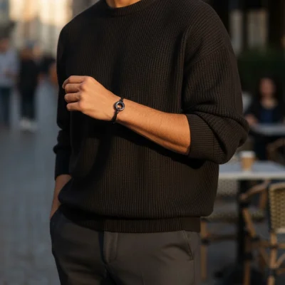 Zwarte Urn Armband - Verstelbaar leer + Askamer met Gravure 2 Zwarte Urn Armband - Verstelbaar leer + Askamer met Gravure - Afbeelding 2