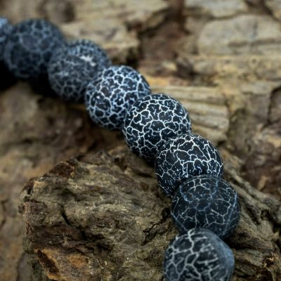 Arctic Spirit – Bevroren Agaat Kralen Armband - Afbeelding 6