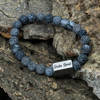 Arctic Spirit Bevroren Agaat Kralen Armband