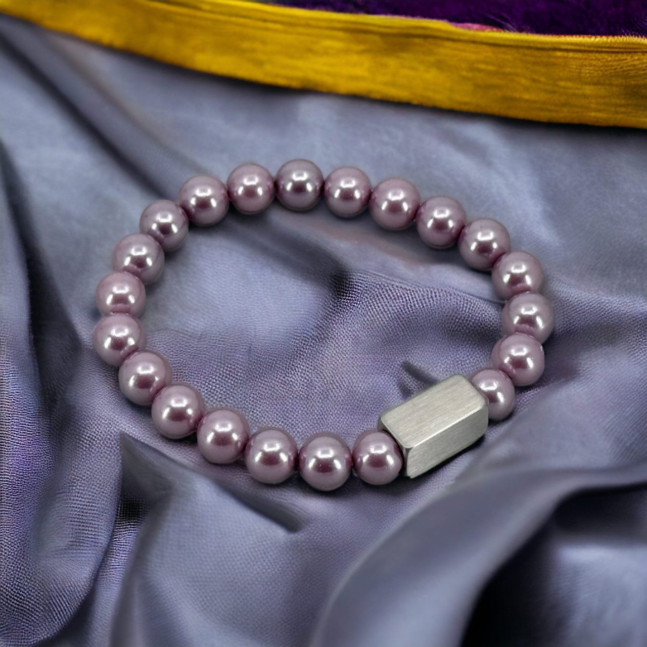 Ontwerp je eigen armband 12 dames Zoetwater Parel armband paars