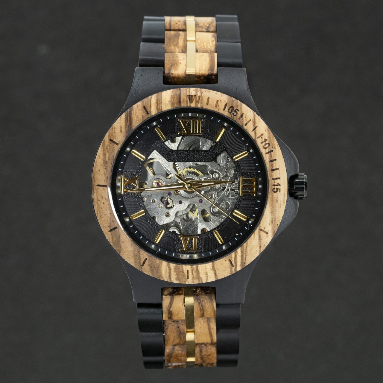gulfstream G6 horloge timberwood