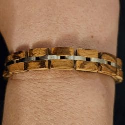 Metal Zebra (TIMBERWOOD) - Houten armband photo review