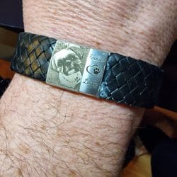 honden foto op armband gravure