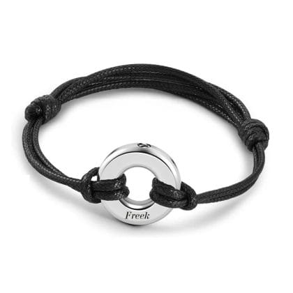 leren Urn Armband met gravure