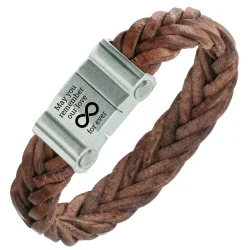 Reviews van Armband.nl en Armband.be 2 leren liefdes armband met gravure