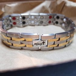 Koperen Carbon Fiber - Magneet Armband photo review