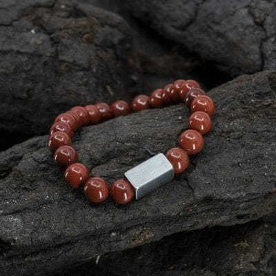 Great Red Dragon - Rode Jasper Kralen armband 2 Great Red Dragon - Rode Jasper Kralen armband - Afbeelding 2