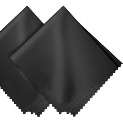 zwarte sieraden poetsdoek zilver en metaal