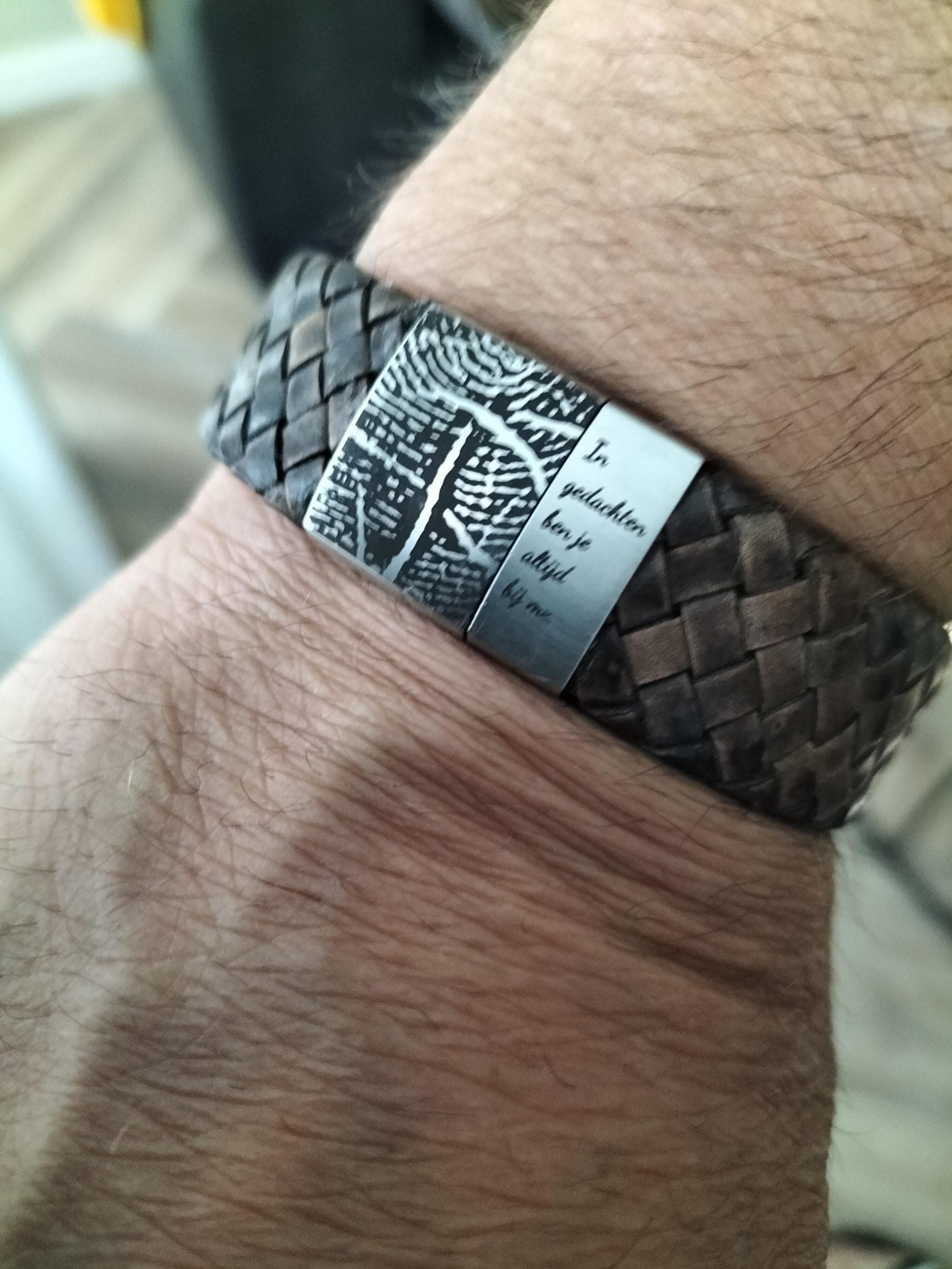 Vingerafdruk armband man 3 vingerafdruk armband man review foto