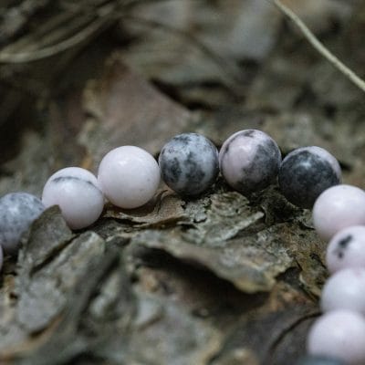 Witte & Roze Zebra Kralen armband 4 Witte & Roze Zebra Kralen armband - Afbeelding 4